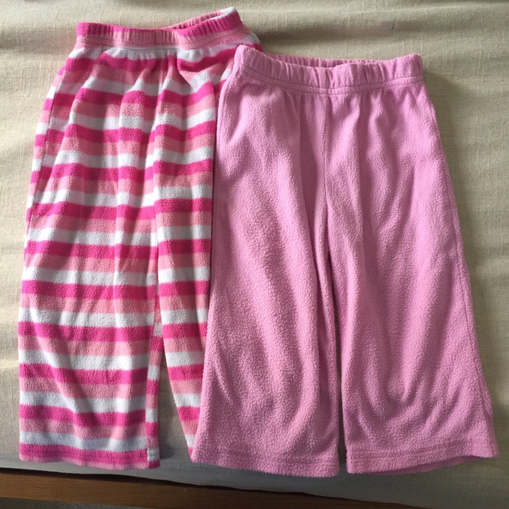 Two pairs of 18 months soft cozy pink circo pants